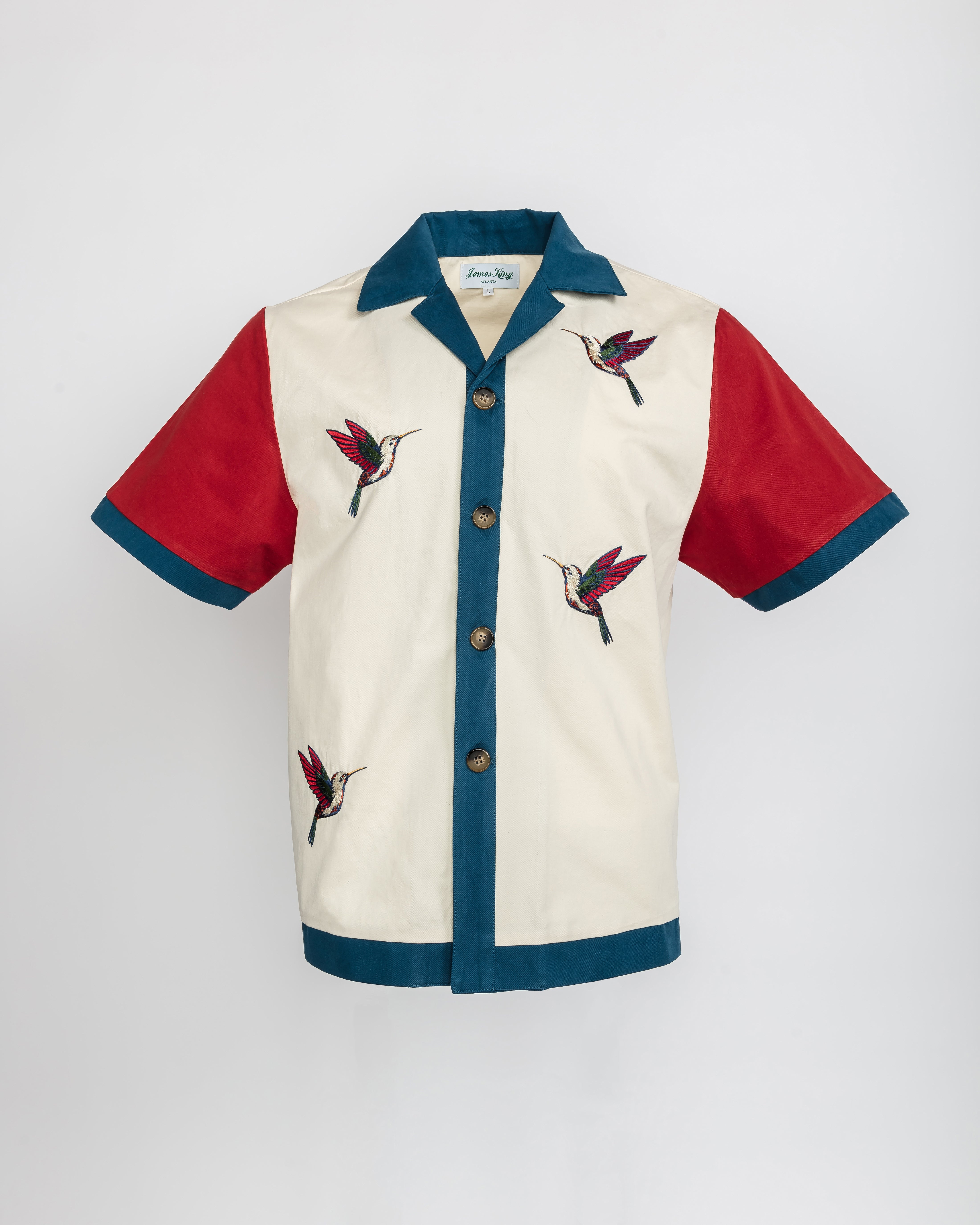 Twill Joy Birds Shirt – G O A T by James King
