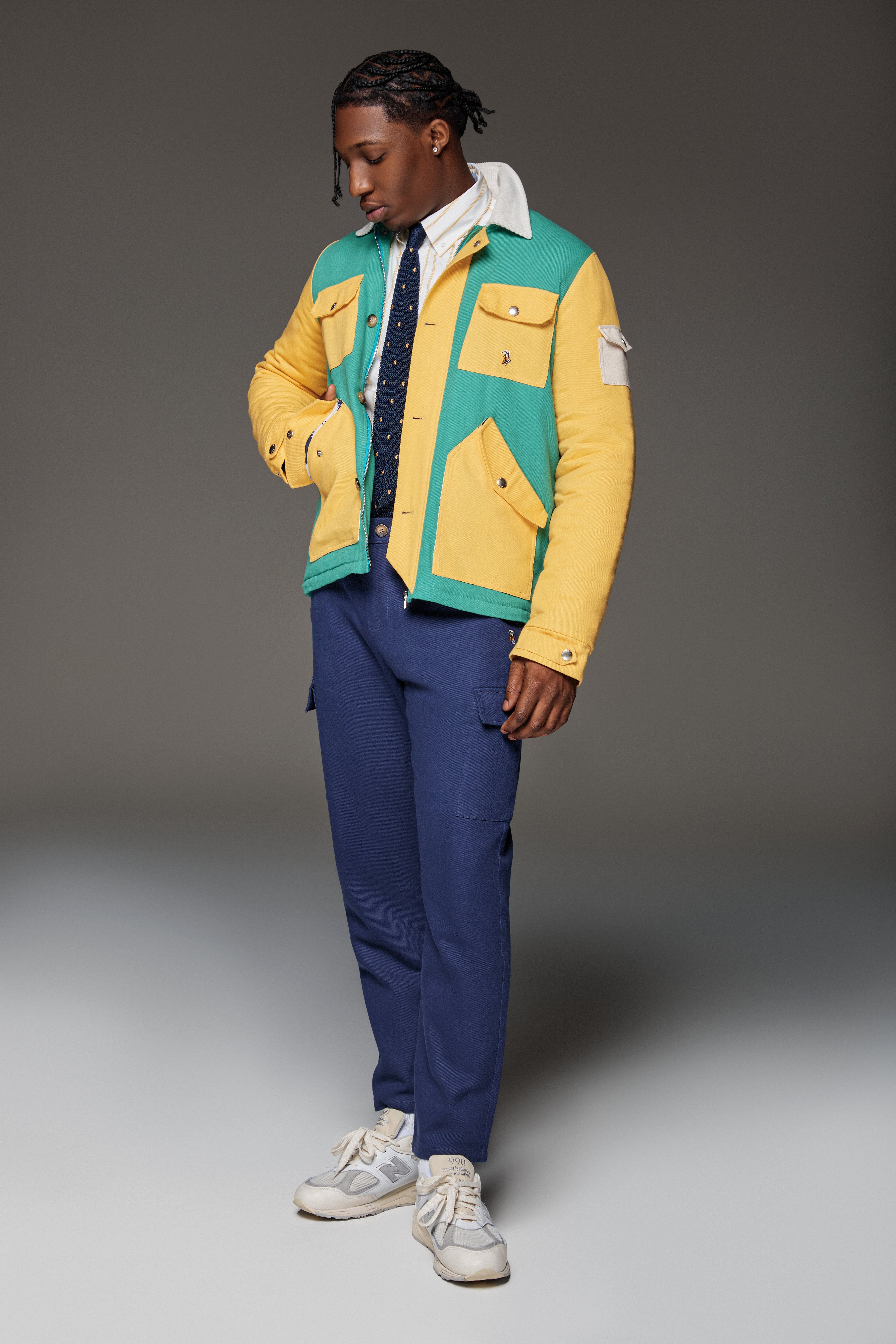 Blue red deals yellow green jacket