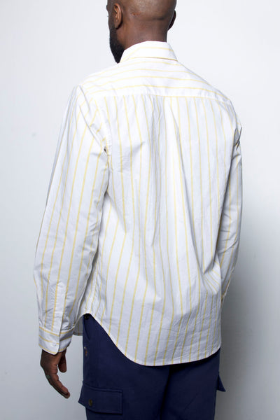 Classic Spring Stripe Button-up (yellow)