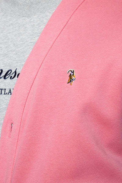 Spring French Terry Cardigan (Pink/Blue)
