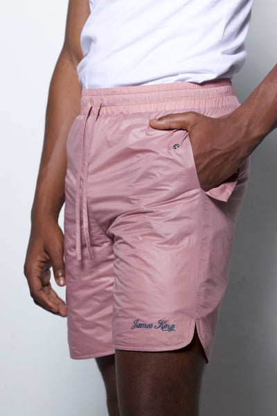Crinkle Nylon Crew Shorts (Muave)