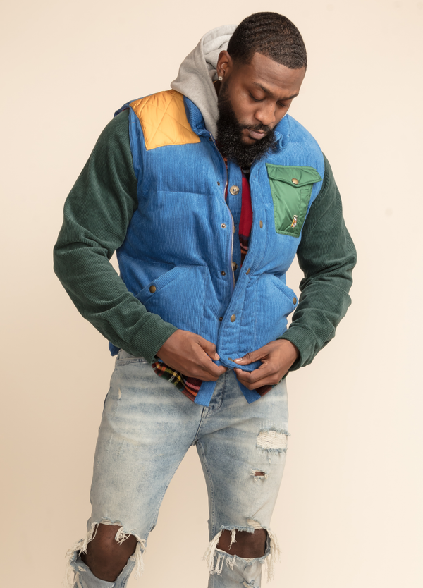 Cabin Corduroy  Down Vest