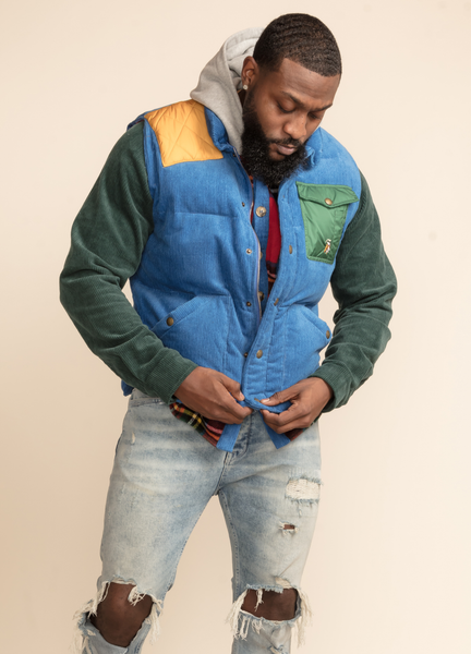 Cabin Corduroy  Down Vest