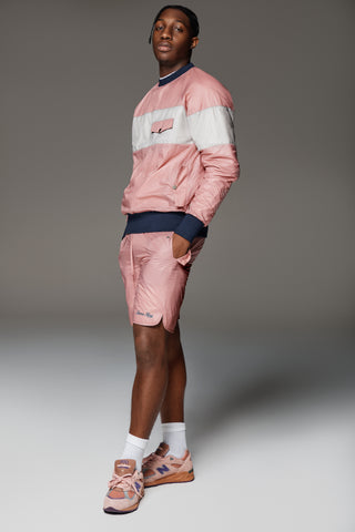 Crinkle Nylon Crew Shorts (Muave)