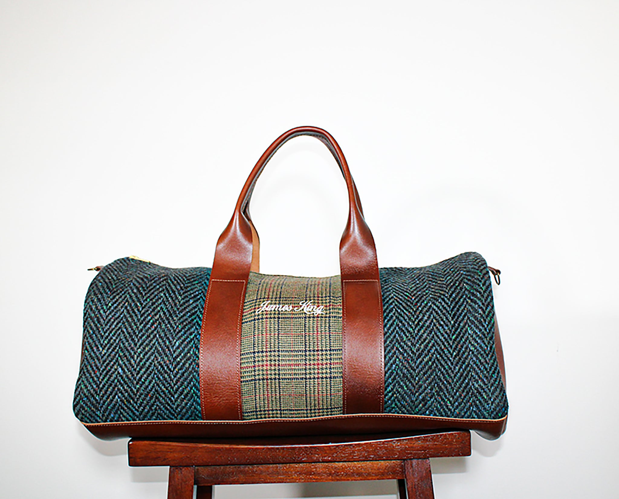 The James Duffle Bag - Donegal Glen Plaid