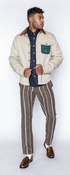 Heritage Wool Chore Jacket - Tan