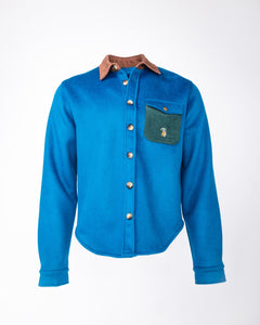 Heritage Wool Chore Jacket - Blue