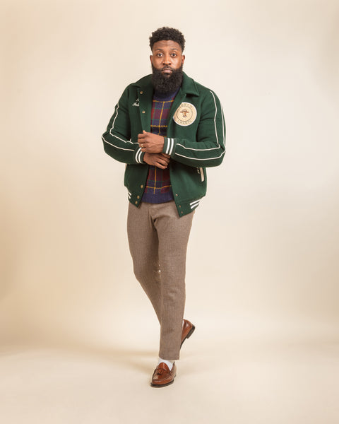 The Cool Intellectual Letterman - Green