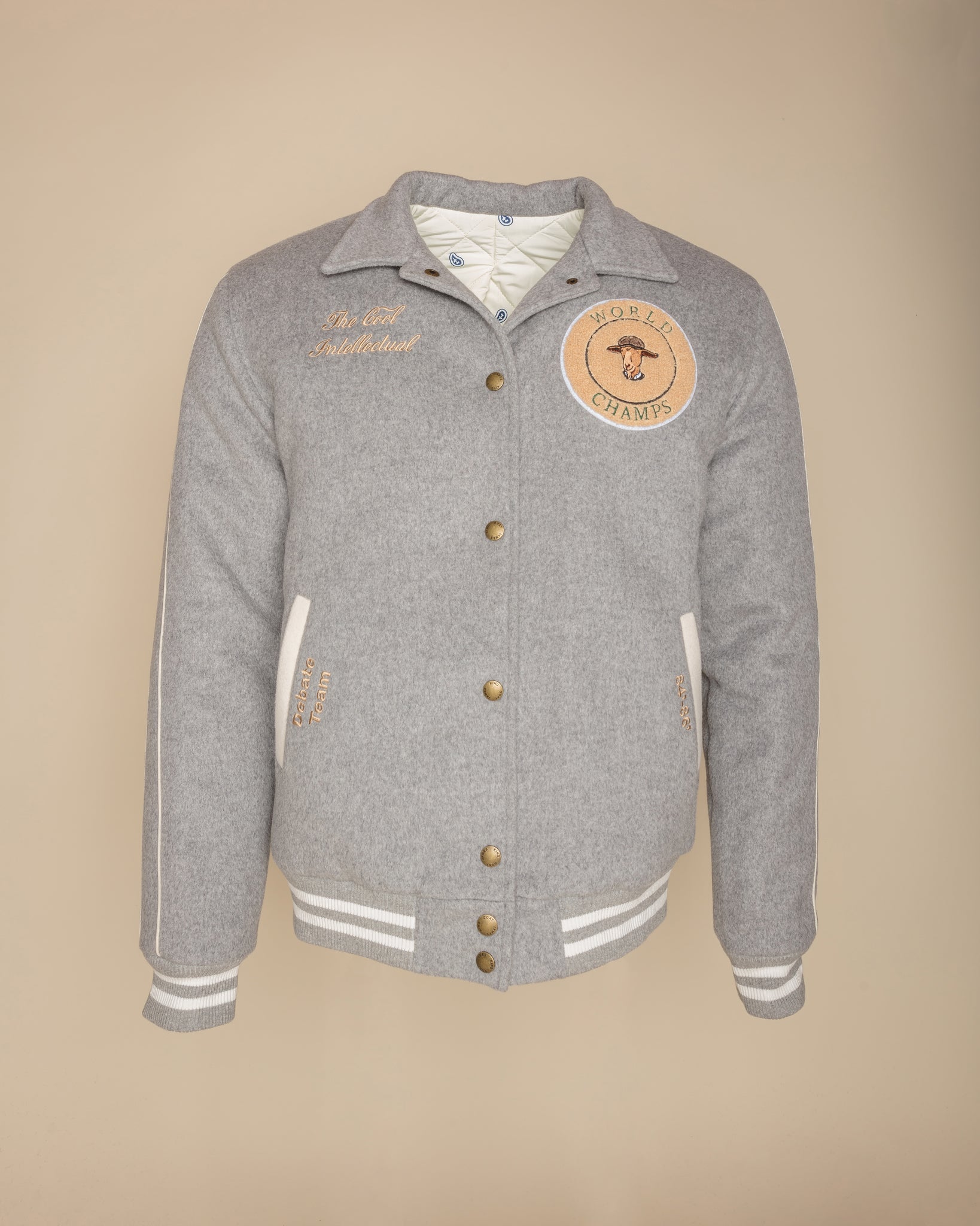 The Cool Intellectual Letterman - Oatmeal