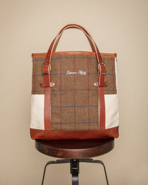 The James Tote Bag - Windowpane