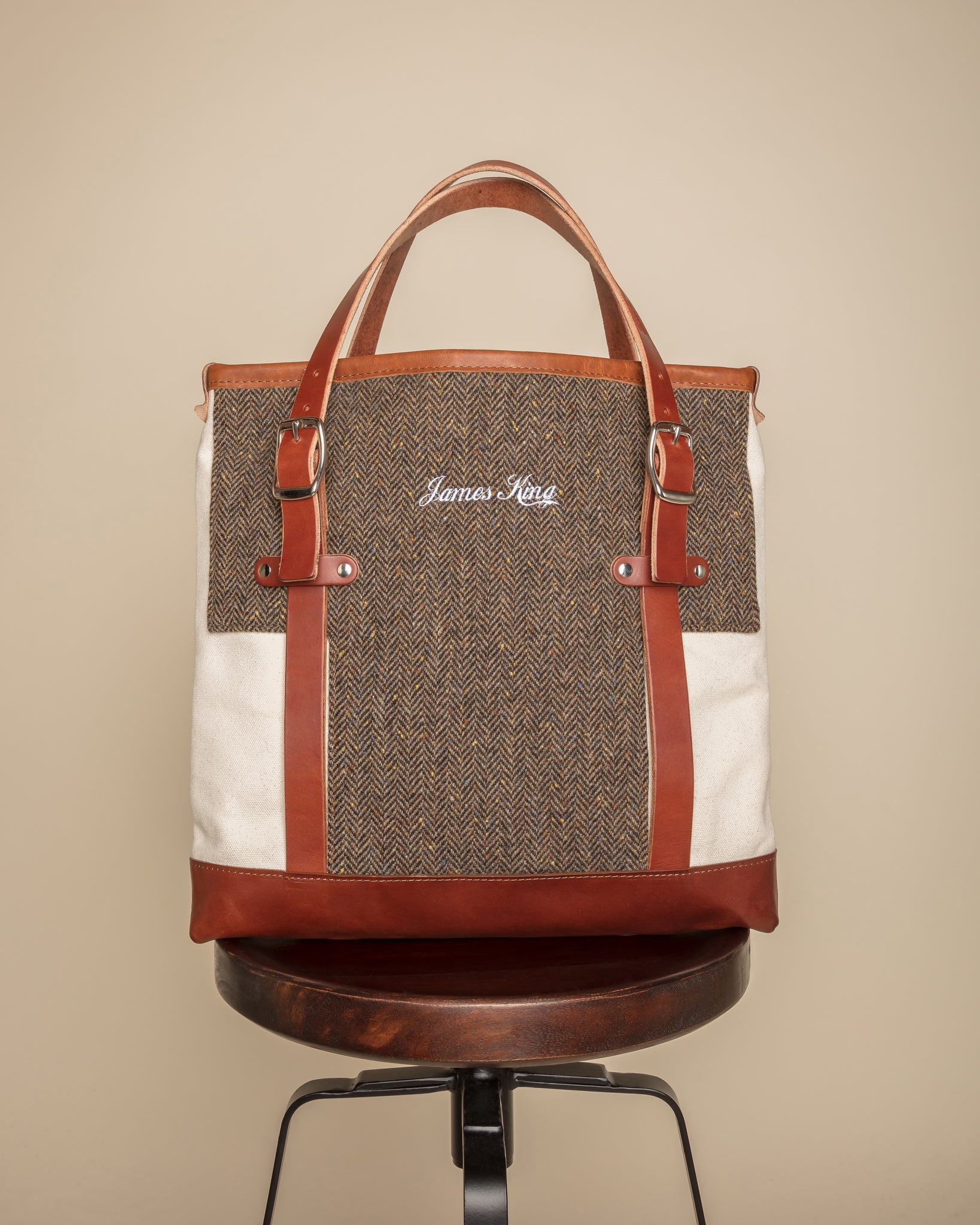 The James Tote Bag - Brown