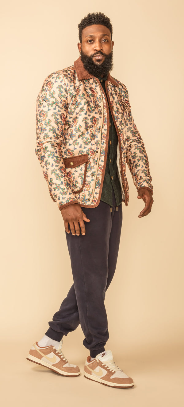 The Marley Quilted Jacket -Cream