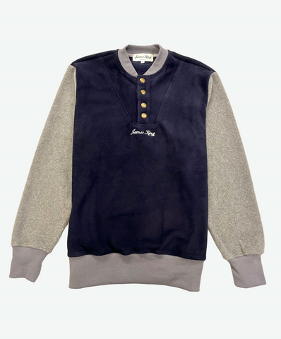 Heritage Polar Fleece Henley - Navy